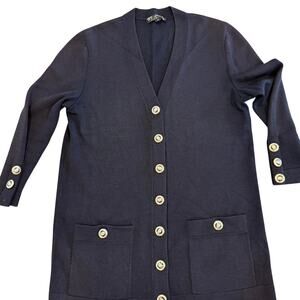 Vintage St. John Black Cardigan - Size M